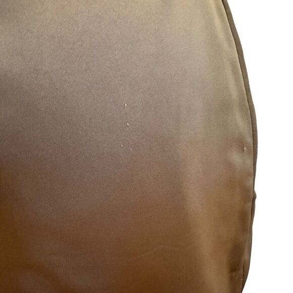 Aritzia Babaton Pressure Satin Racerback Brown Mini Dress Size 6 - Picture 6 of 8